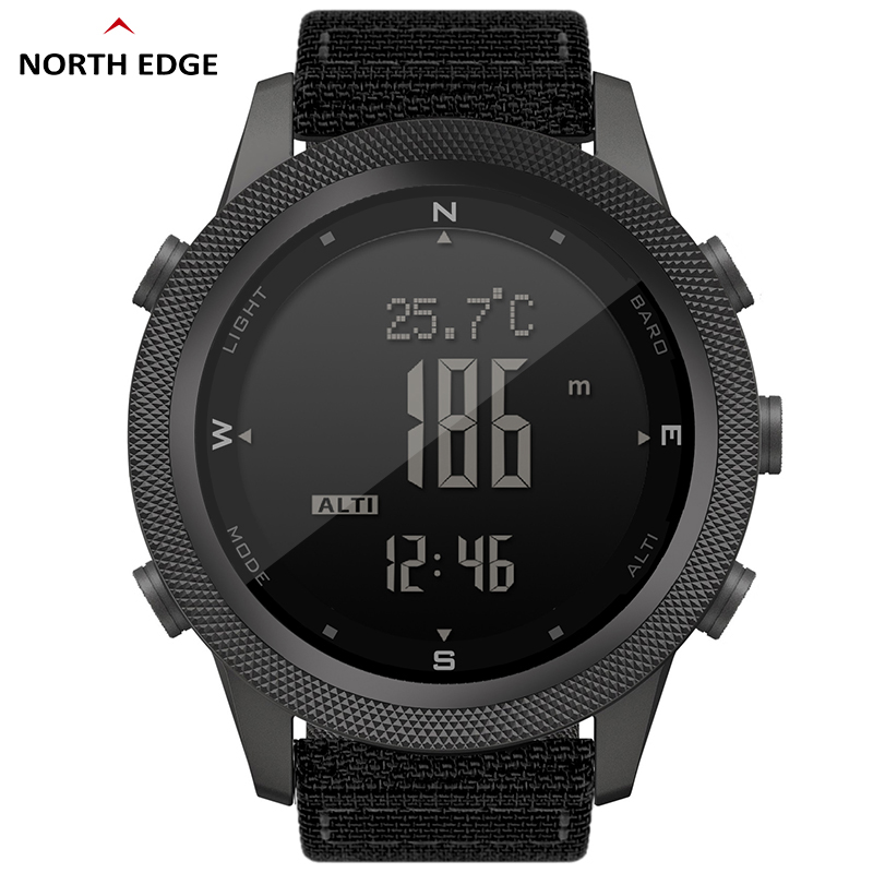 Altimeter Compass Watch - North Edge Apache-46 Männer Digitaluhr Outdoor-Sport