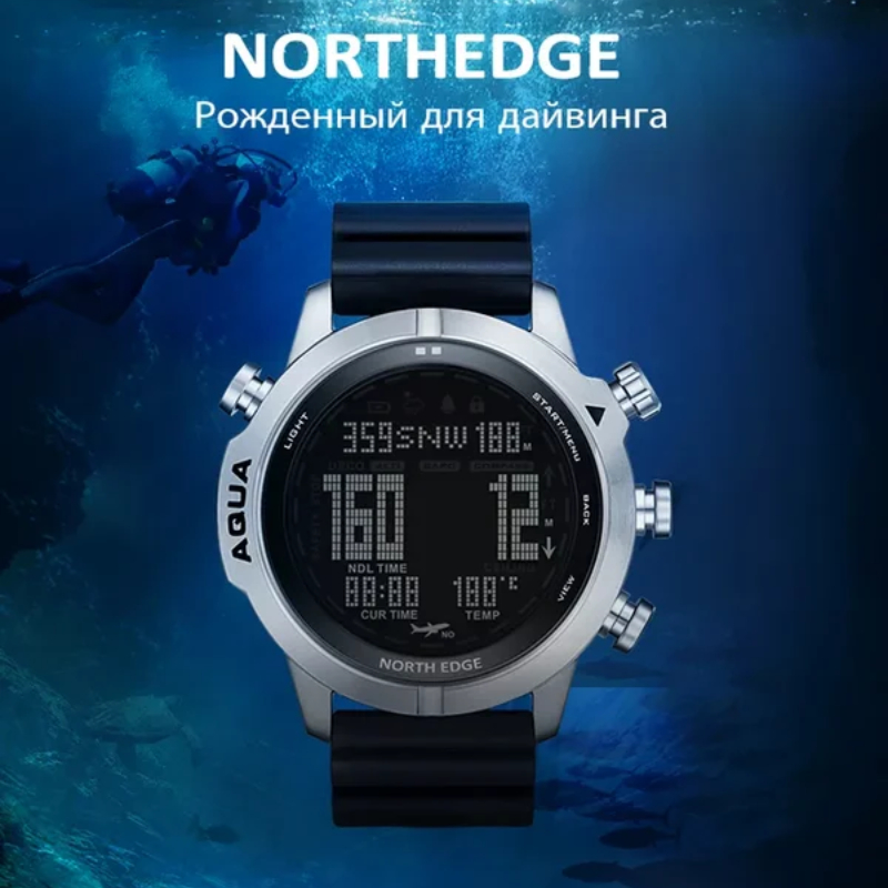 NORTH EDGE Herren-Tauchcompute – Altimeter Compass Watch Bewertung und Preis